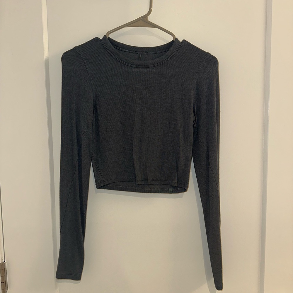 Lululemon Hold Tight Crop Long Sleeve